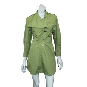 ISABEL MARANT Etoile Ro Linore Dress Khaki Green Women's sz 34 $555